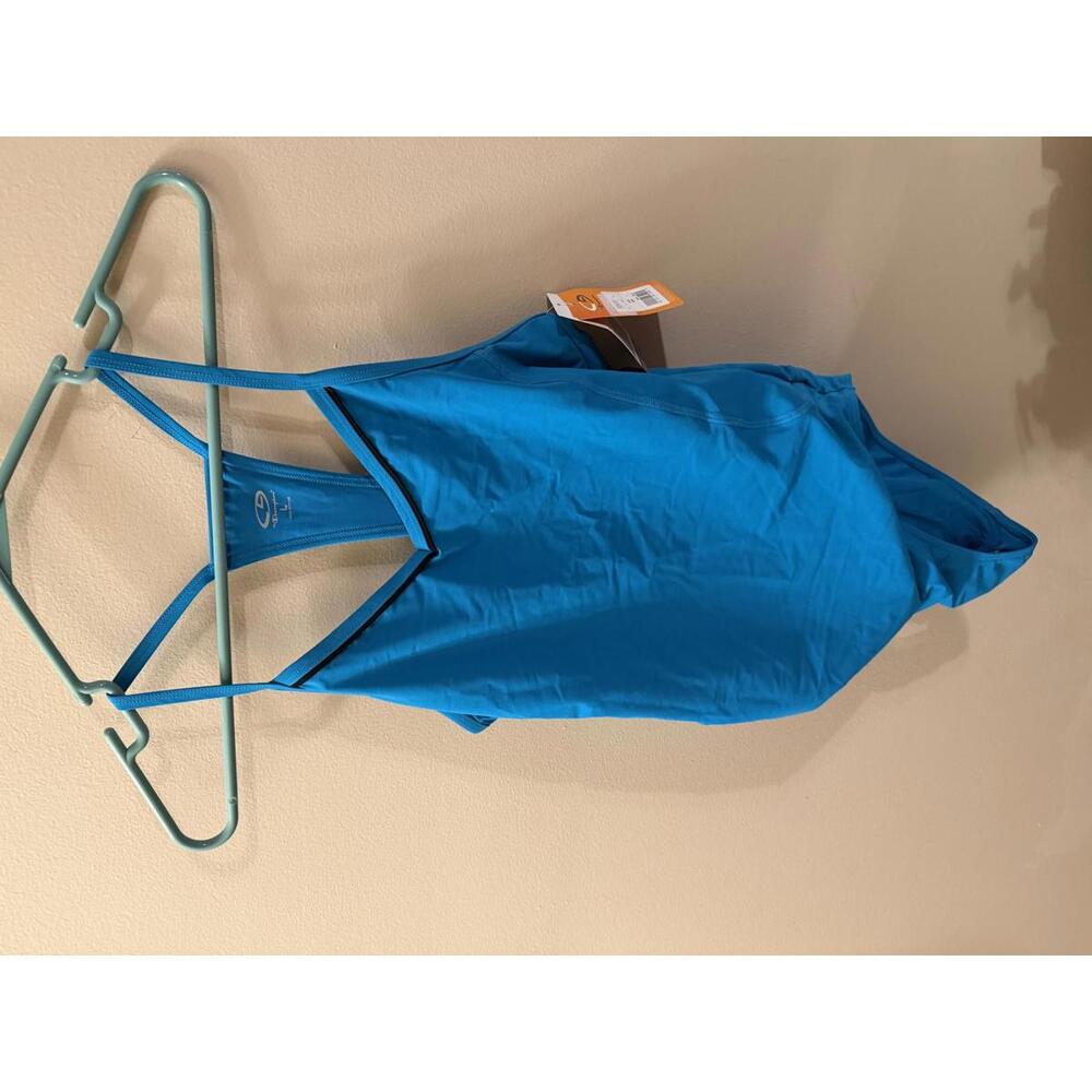 Champion Women's Blue One-Piece Swimsuit Size Medium
